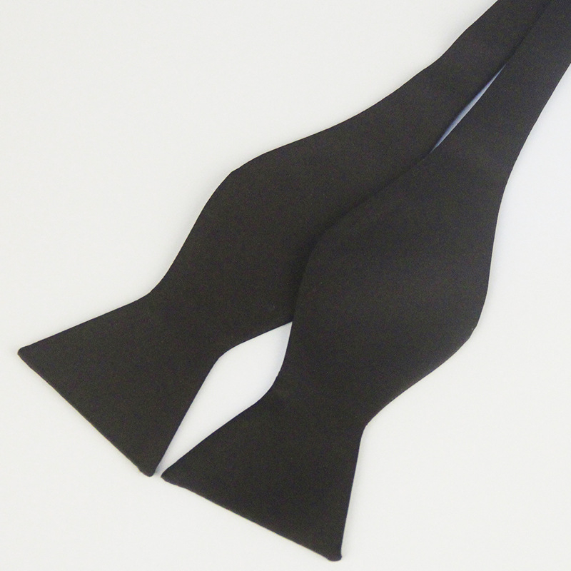 Gourd Bow Tie, Μονόχρωμο Πολυεστερικό Νήμα, Jacquard Υφαντό, Τύπος με Πλατιά Κεφαλή, Unisex