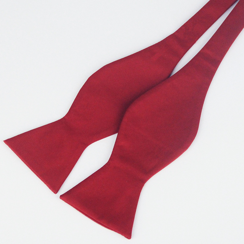 Gourd Bow Tie, Μονόχρωμο Πολυεστερικό Νήμα, Jacquard Υφαντό, Τύπος με Πλατιά Κεφαλή, Unisex