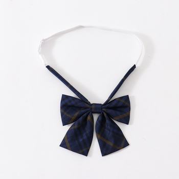 Πουκάμισο με φιόγκο σε καρό σχέδιο και άνθος στην κολάρα — unisex, πλαστικό, καταγωγή Γκουανγκντόνγκ