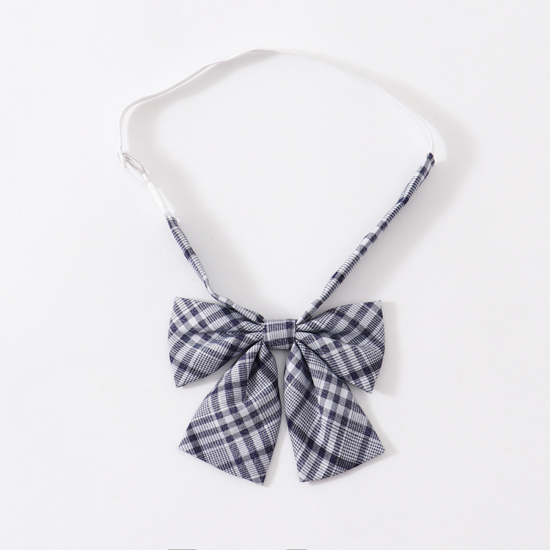 Πουκάμισο με φιόγκο σε καρό σχέδιο και άνθος στην κολάρα — unisex, πλαστικό, καταγωγή Γκουανγκντόνγκ