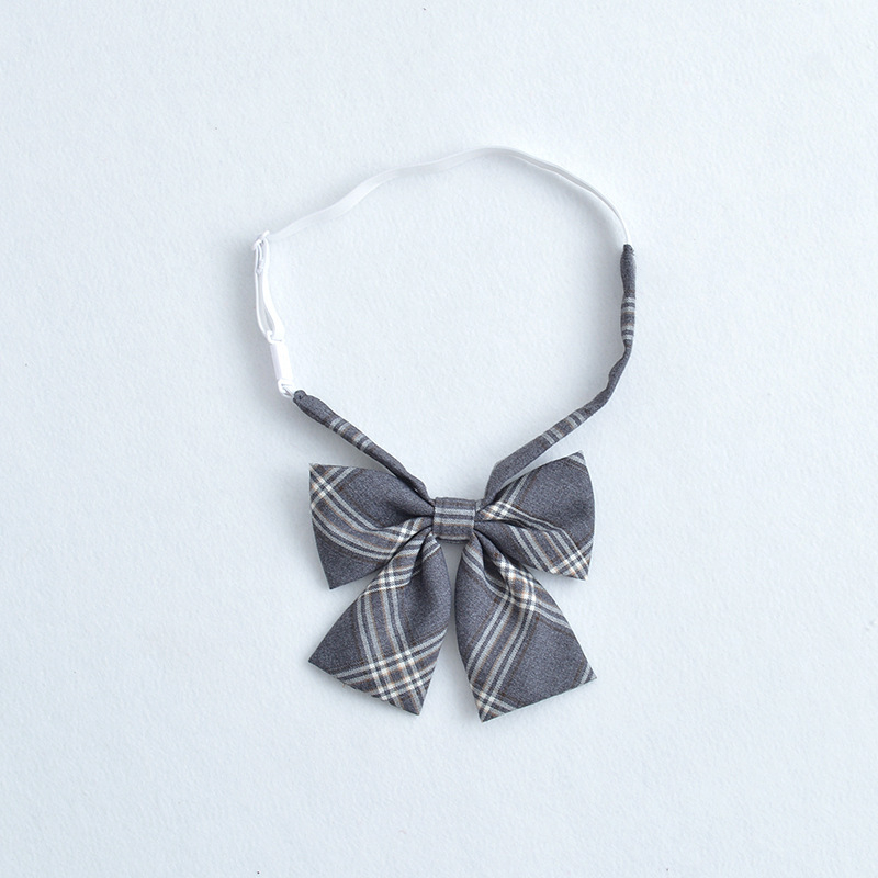 Πουκάμισο με φιόγκο σε καρό σχέδιο και άνθος στην κολάρα — unisex, πλαστικό, καταγωγή Γκουανγκντόνγκ