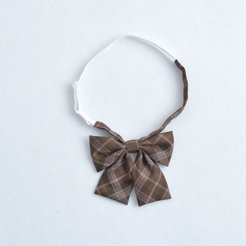 Πουκάμισο με φιόγκο σε καρό σχέδιο και άνθος στην κολάρα — unisex, πλαστικό, καταγωγή Γκουανγκντόνγκ