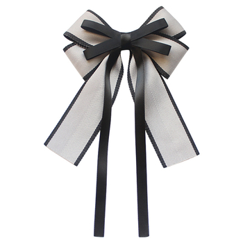 Лък за яка с цвете, сплав, корейски стил, плосък връх, дамски, едноцветен