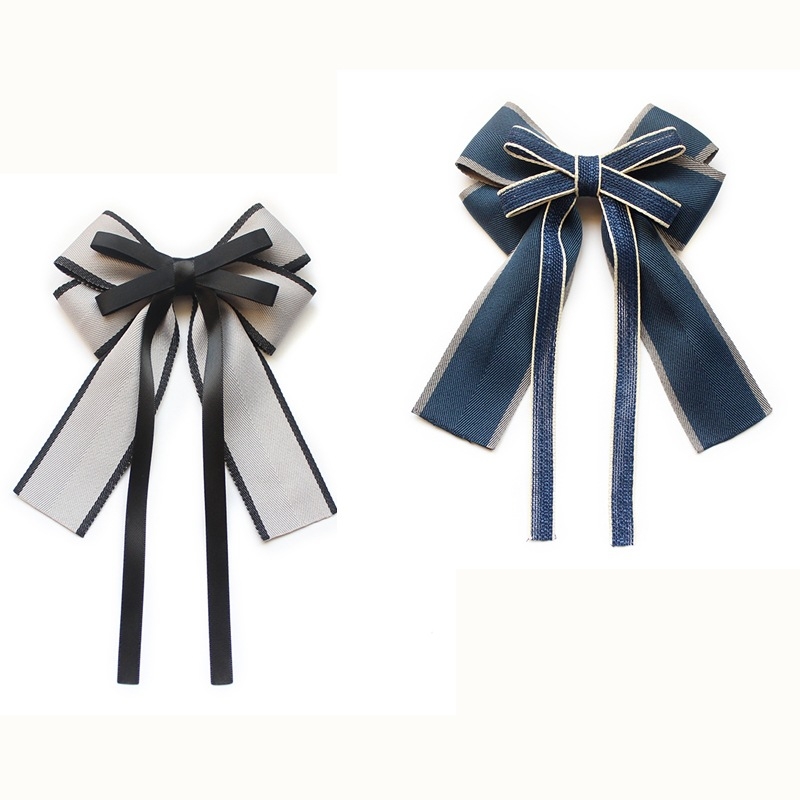 Лък за яка с цвете, сплав, корейски стил, плосък връх, дамски, едноцветен