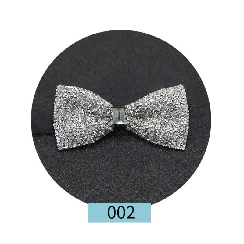 Ανδρικό παπιγιόν γάμου, γεωμετρικό μοτίβο, πολυεστέρας, τζακάρντ ύφανση, επίπεδη κεφαλή, κορεάτικο στυλ