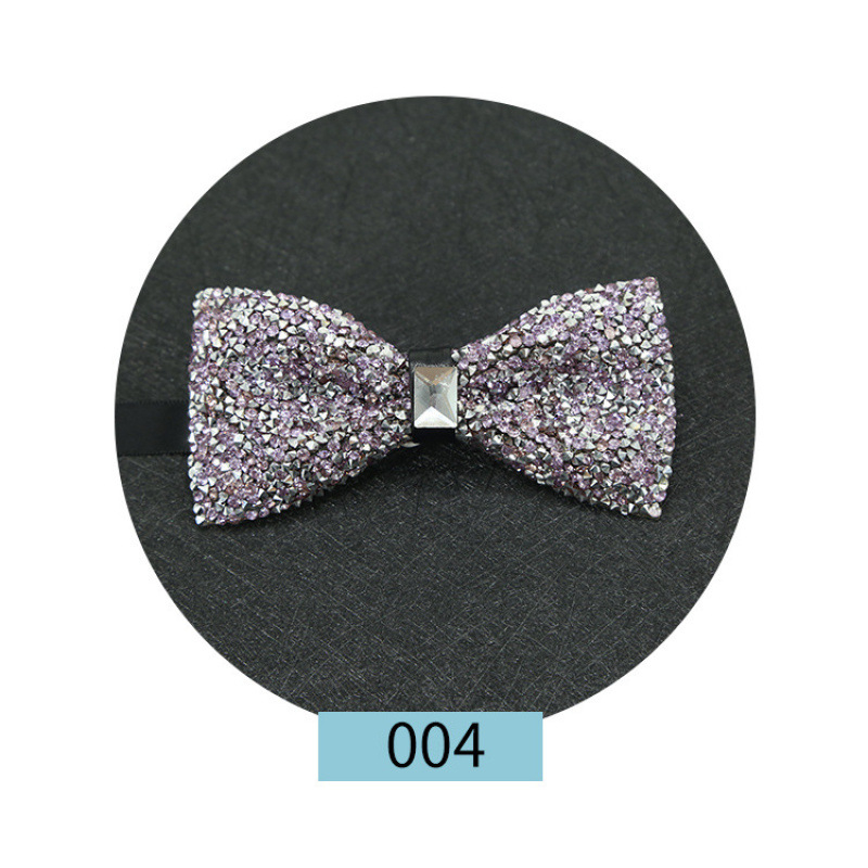 Ανδρικό παπιγιόν γάμου, γεωμετρικό μοτίβο, πολυεστέρας, τζακάρντ ύφανση, επίπεδη κεφαλή, κορεάτικο στυλ