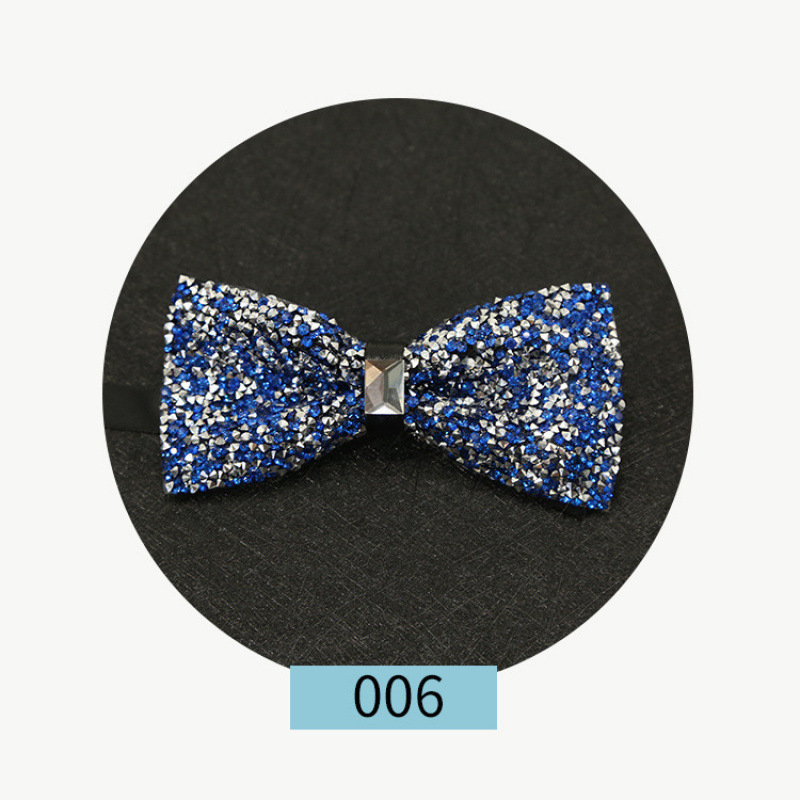 Ανδρικό παπιγιόν γάμου, γεωμετρικό μοτίβο, πολυεστέρας, τζακάρντ ύφανση, επίπεδη κεφαλή, κορεάτικο στυλ