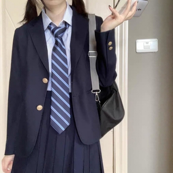 Klip za kravatu za odrasle, prugasti uzorak, bez čvora, detalj cvijeta za ovratnik, zimska kolekcija 2022