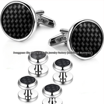 Set butoni manșetă rotunzi din cupru, placare electro, cristal ametist, cu logo