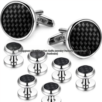 Set butoni manșetă rotunzi din cupru, placare electro, cristal ametist, cu logo