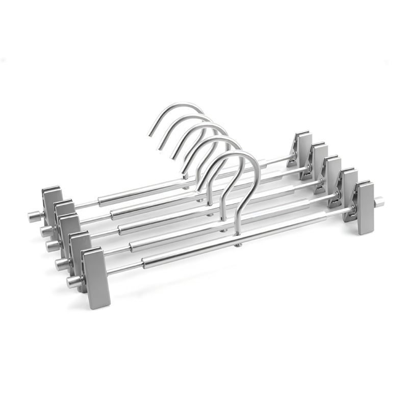 Cloud Atlas Κλιπς παντελονιών από αλουμινένιο σωλήνα, μοντέλο 00001, για αποθήκευση ντουλάπας — μοντέρνο στυλ απλότητας