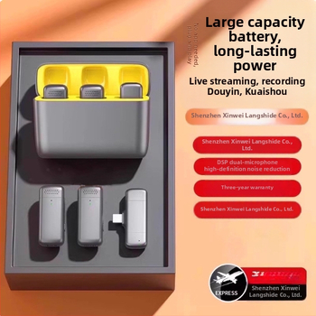 Bezvadu lavalier mikrofons mobilajam telefonam – klips mikrofons, trokšņu slāpēšana, modelis K5-20, virziena slēdzis, SNR ≥70 dB, bez iekšējās akumulatora