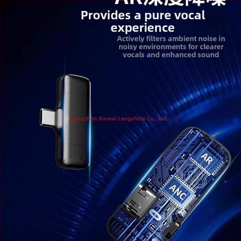 Bezvadu lavalier mikrofons mobilajam telefonam – klips mikrofons, trokšņu slāpēšana, modelis K5-20, virziena slēdzis, SNR ≥70 dB, bez iekšējās akumulatora