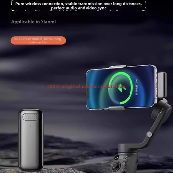 Bezvadu lavalier mikrofons mobilajam telefonam – klips mikrofons, trokšņu slāpēšana, modelis K5-20, virziena slēdzis, SNR ≥70 dB, bez iekšējās akumulatora