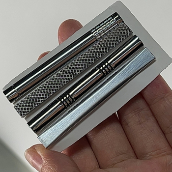 Σετ κλιπ γραβάτας για άνδρες, από χαλκό, με σχέδιο ριγών, επίπεδη κεφαλή, γεωμετρικό στυλ, ηλεκτροπλατιωμένο φινίρισμα.