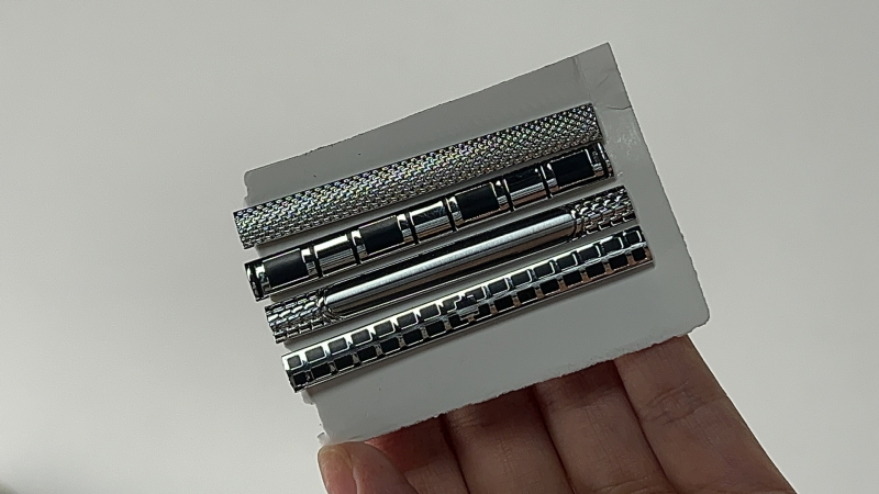 Σετ κλιπ γραβάτας για άνδρες, από χαλκό, με σχέδιο ριγών, επίπεδη κεφαλή, γεωμετρικό στυλ, ηλεκτροπλατιωμένο φινίρισμα.