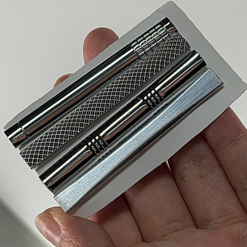 Σετ κλιπ γραβάτας για άνδρες, από χαλκό, με σχέδιο ριγών, επίπεδη κεφαλή, γεωμετρικό στυλ, ηλεκτροπλατιωμένο φινίρισμα.