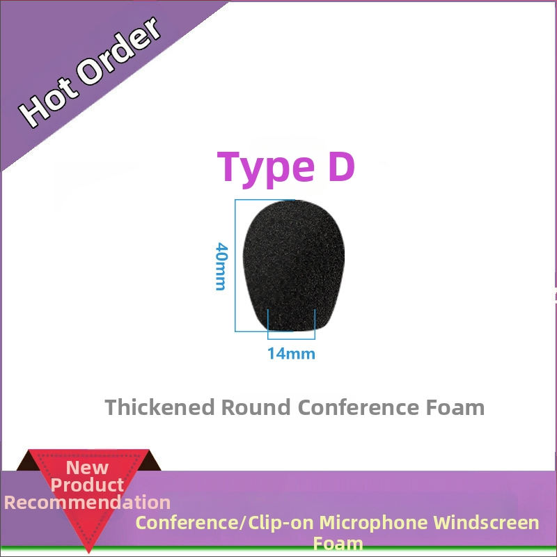 Gooseneck konferences mikrofonam sūklis vāciņš, modelis M00001, pielāgojams, savietojams ar vadāmiem un bezvadu konferenču mikrofoniem, no iSKRRIB