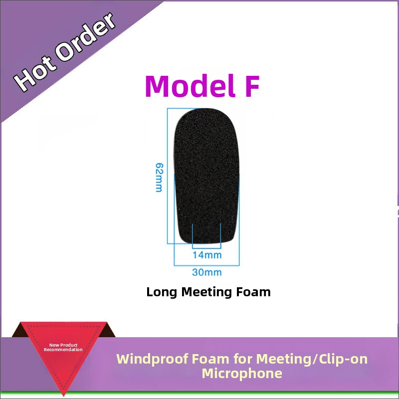 Gooseneck konferences mikrofonam sūklis vāciņš, modelis M00001, pielāgojams, savietojams ar vadāmiem un bezvadu konferenču mikrofoniem, no iSKRRIB