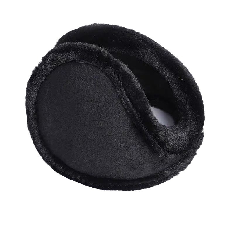 Ушни предпазители от плюш, обратно монтирани, унисекс за възрастни, за зимни/есенни условия, топли и ветроустойчиви, за каране на мотоцикъл на открито