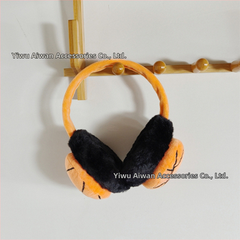Παιδικά earmuffs για το χειμώνα – βελούδινο ύφασμα, μοτίβο καρτούν, παχύτερη κατασκευή, διατηρούν τη θερμότητα, κατάλληλα για εξωτερική ποδηλασία και ταξίδια