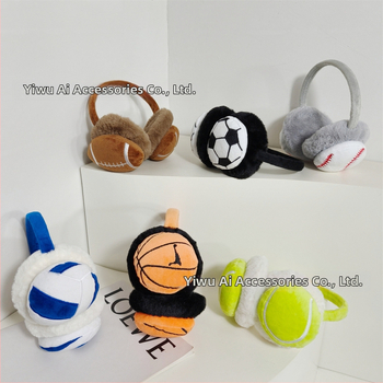 Παιδικά earmuffs για το χειμώνα – βελούδινο ύφασμα, μοτίβο καρτούν, παχύτερη κατασκευή, διατηρούν τη θερμότητα, κατάλληλα για εξωτερική ποδηλασία και ταξίδια