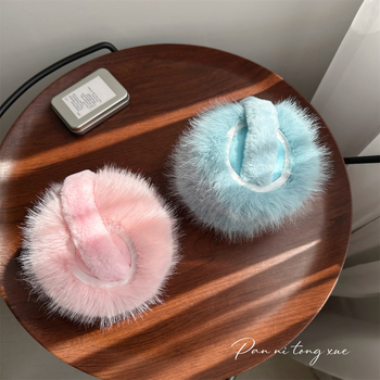 Παιδικά plush earmuffs - Unisex, αναδιπλούμενο μοντέλο, Χειμώνας, Διατηρούν τη ζεστασιά