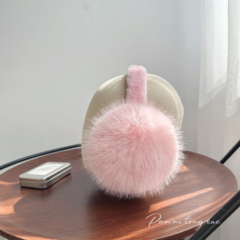 Παιδικά plush earmuffs - Unisex, αναδιπλούμενο μοντέλο, Χειμώνας, Διατηρούν τη ζεστασιά