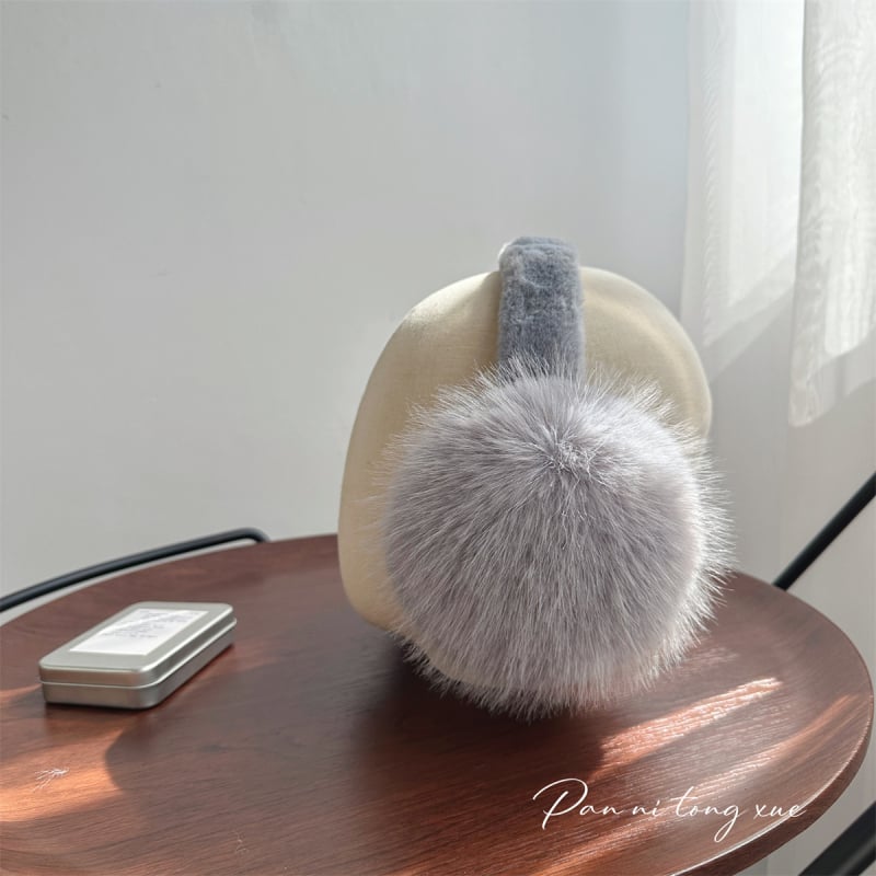 Παιδικά plush earmuffs - Unisex, αναδιπλούμενο μοντέλο, Χειμώνας, Διατηρούν τη ζεστασιά