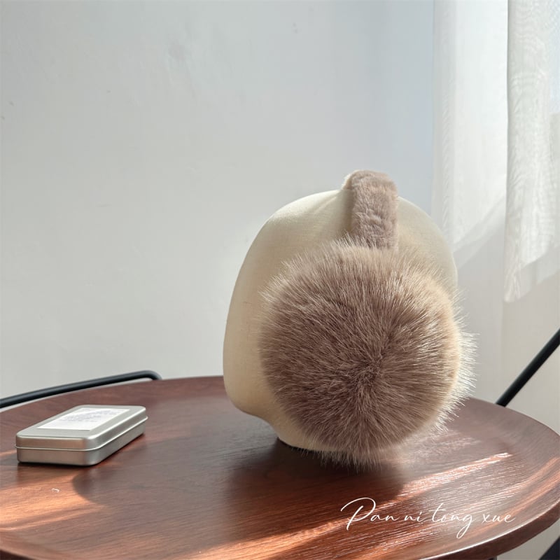 Παιδικά plush earmuffs - Unisex, αναδιπλούμενο μοντέλο, Χειμώνας, Διατηρούν τη ζεστασιά