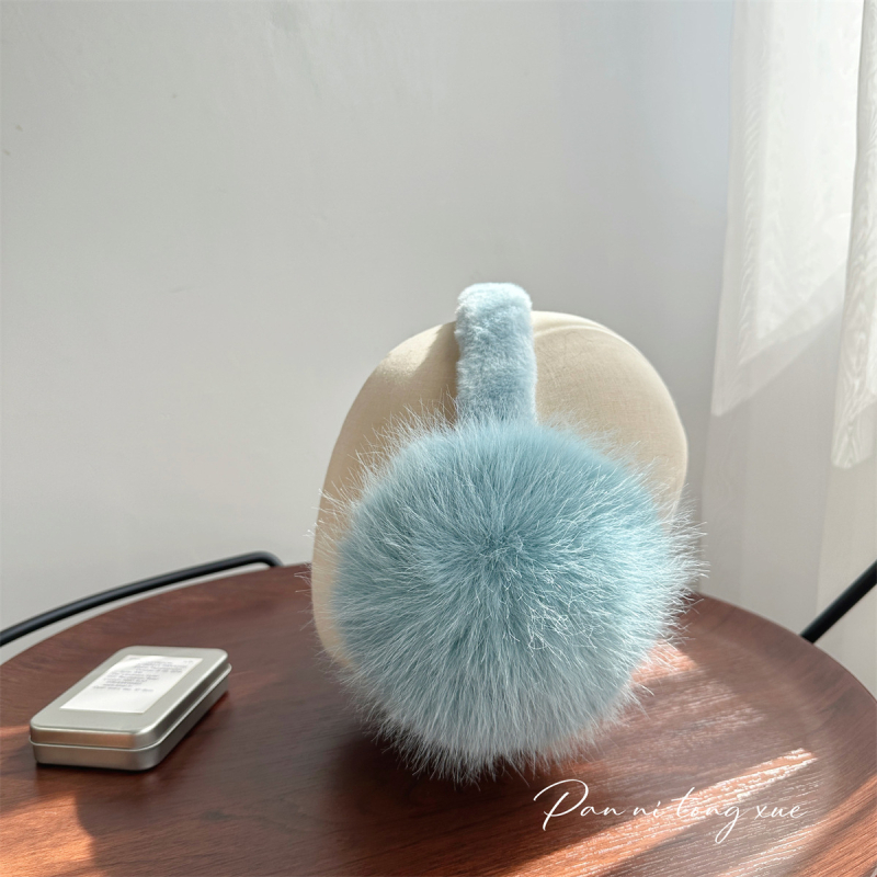 Παιδικά plush earmuffs - Unisex, αναδιπλούμενο μοντέλο, Χειμώνας, Διατηρούν τη ζεστασιά