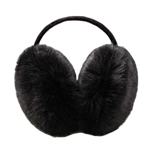 Ανδρικά/γυναικεία earmuffs με πίσω ιμάντα, plush ψεύτικη γούνα κουνελιού, μονόχρωμο σχέδιο, ζεστασιά για τον χειμώνα