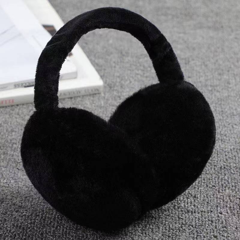 Κουκούλες αυτιών με βελούδινη επένδυση για ζεστασιά το χειμώνα, πτυσσόμενες, ελαστική εφαρμογή, εξωτερική χρήση