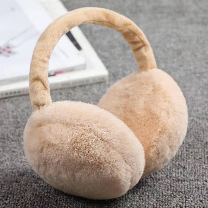 Κουκούλες αυτιών με βελούδινη επένδυση για ζεστασιά το χειμώνα, πτυσσόμενες, ελαστική εφαρμογή, εξωτερική χρήση