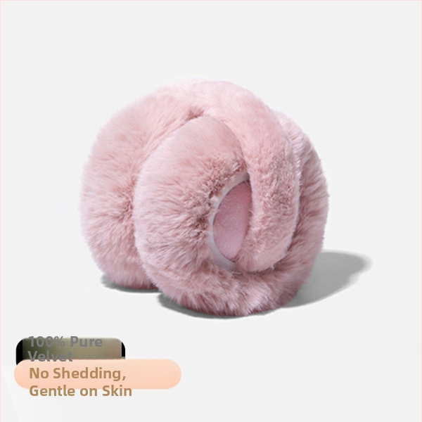 Unisex κουκούλες για τα αυτιά από γούνα κουνελιού - πτυσσόμενες, ζεστές για ενήλικες, εξωτερική χρήση τον χειμώνα