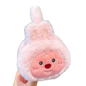 Παιδικά earmuffs, cartoon σχέδιο, Back-Wearing στυλ, συνθετική γούνα λαγουδάκι, χειμώνας ζεστασιά