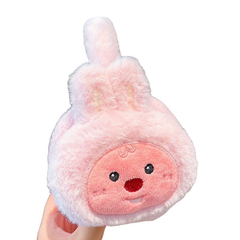 Παιδικά earmuffs, cartoon σχέδιο, Back-Wearing στυλ, συνθετική γούνα λαγουδάκι, χειμώνας ζεστασιά
