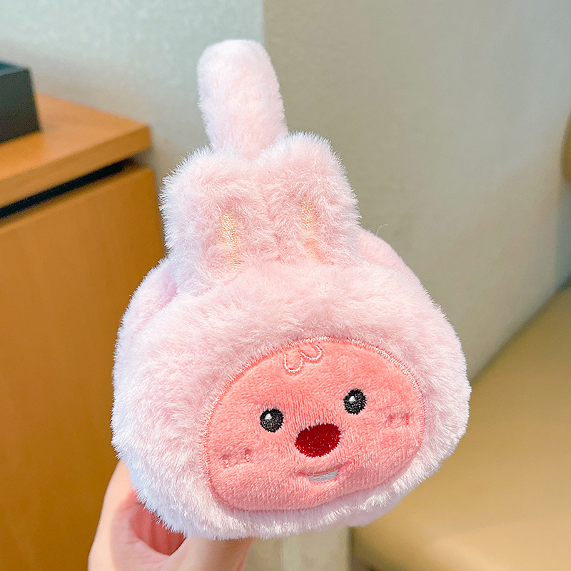 Παιδικά earmuffs, cartoon σχέδιο, Back-Wearing στυλ, συνθετική γούνα λαγουδάκι, χειμώνας ζεστασιά
