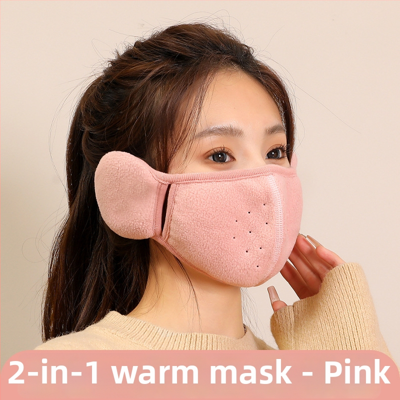 Several Treasures 2-in-1 maska s ochranou uší pre zimu, unisex dospelí, uvedenie jesene 2024