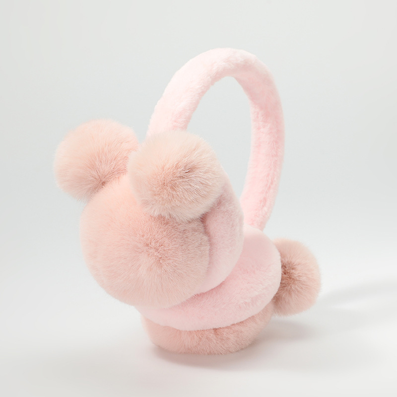 Κουκούλες αυτιών από βελούδινο ύφασμα για ενήλικες γυναίκες, ζεστασιά το χειμώνα, μινιμαλιστικό στυλ