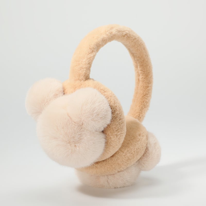 Κουκούλες αυτιών από βελούδινο ύφασμα για ενήλικες γυναίκες, ζεστασιά το χειμώνα, μινιμαλιστικό στυλ