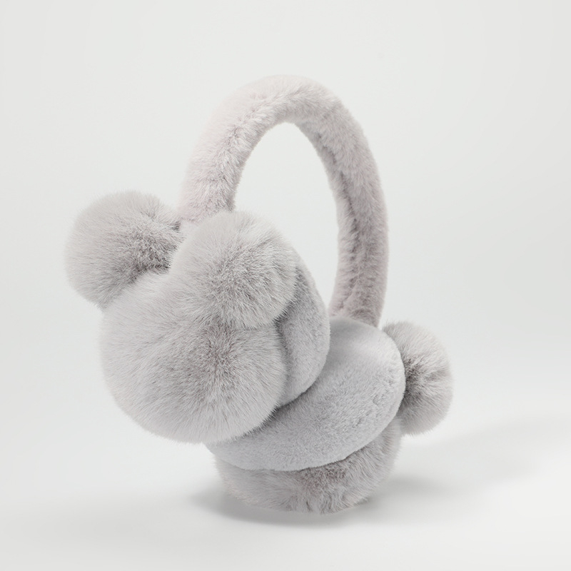 Κουκούλες αυτιών από βελούδινο ύφασμα για ενήλικες γυναίκες, ζεστασιά το χειμώνα, μινιμαλιστικό στυλ