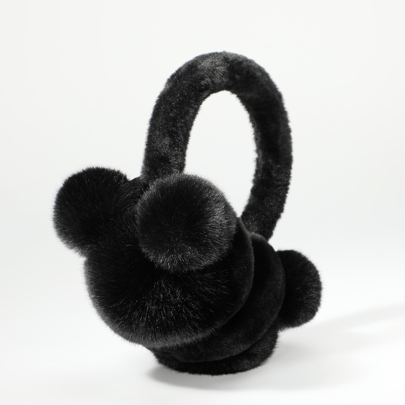 Κουκούλες αυτιών από βελούδινο ύφασμα για ενήλικες γυναίκες, ζεστασιά το χειμώνα, μινιμαλιστικό στυλ