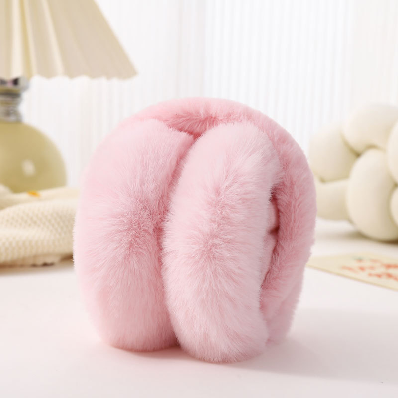 Earmuffs από plush, unisex, για χειμώνα, αναδιπλούμενα, διατηρούν τη θερμότητα