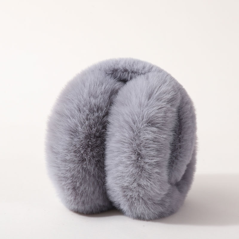Earmuffs από plush, unisex, για χειμώνα, αναδιπλούμενα, διατηρούν τη θερμότητα
