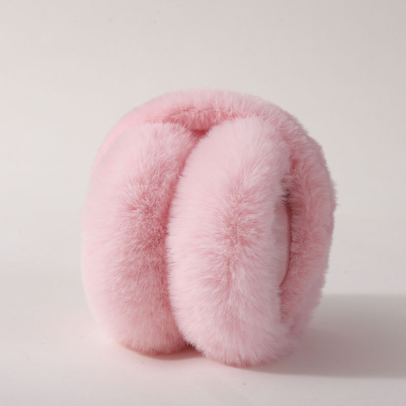 Earmuffs από plush, unisex, για χειμώνα, αναδιπλούμενα, διατηρούν τη θερμότητα