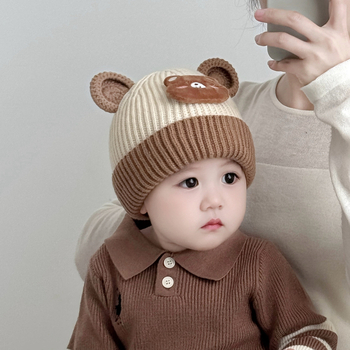 Kootud beebi talvemüts, kupolkujuline kuju, tuulekindel, sobib 0-6 kuu vanusele, 2025. aasta sügise väljaanne