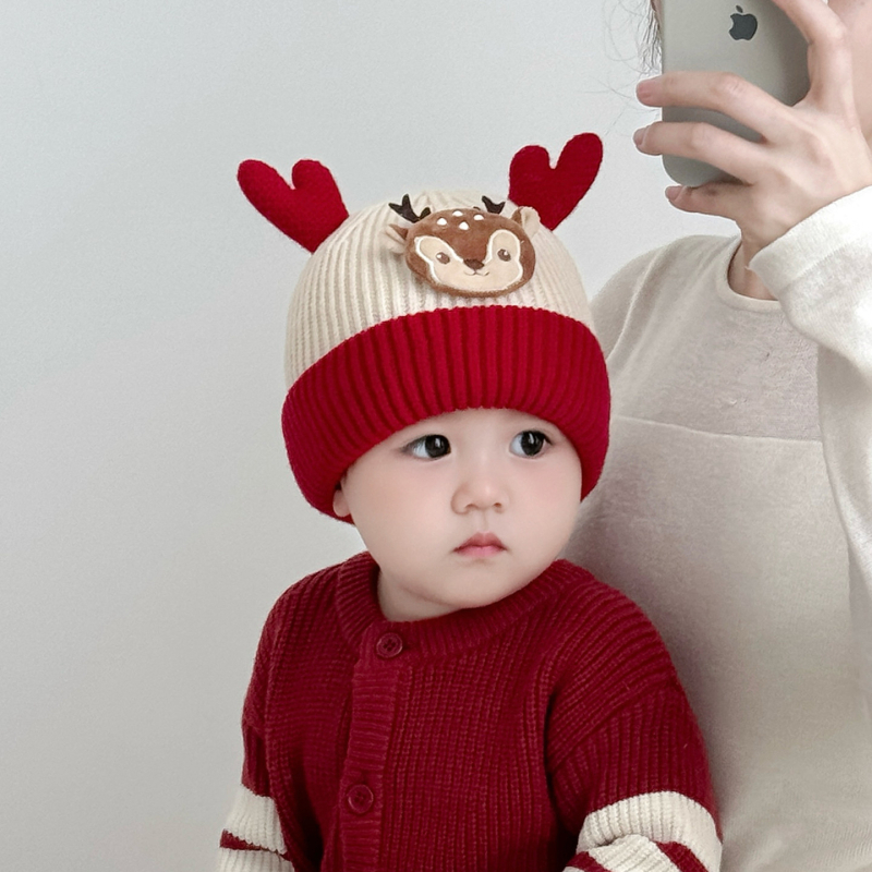 Kootud beebi talvemüts, kupolkujuline kuju, tuulekindel, sobib 0-6 kuu vanusele, 2025. aasta sügise väljaanne