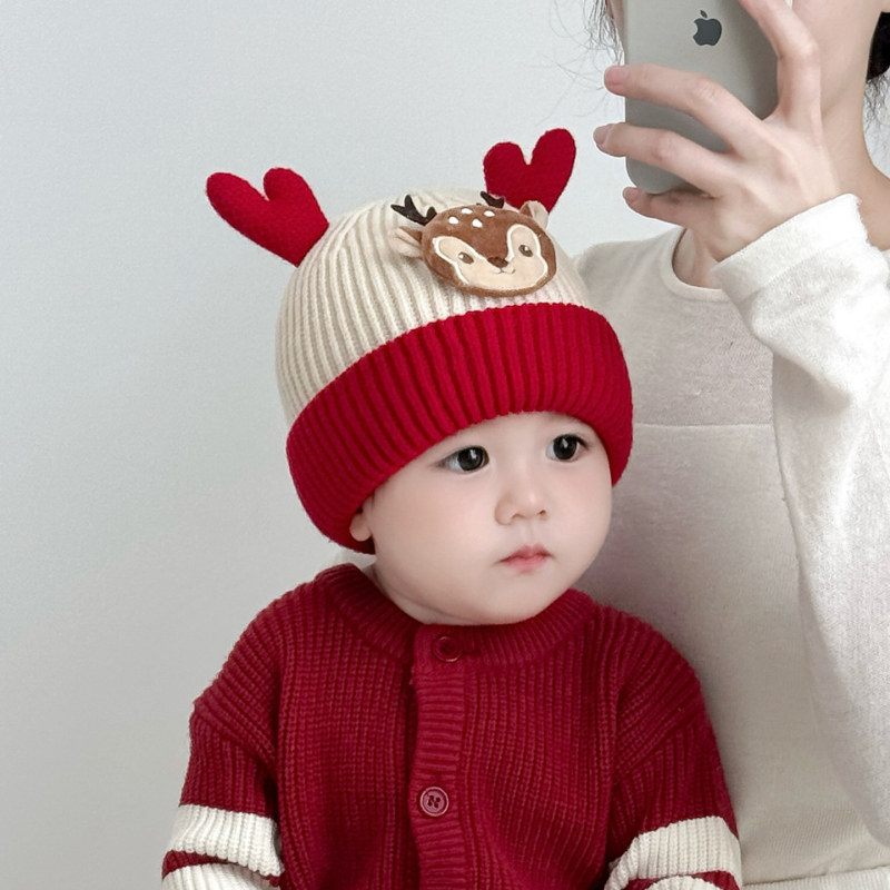 Kootud beebi talvemüts, kupolkujuline kuju, tuulekindel, sobib 0-6 kuu vanusele, 2025. aasta sügise väljaanne