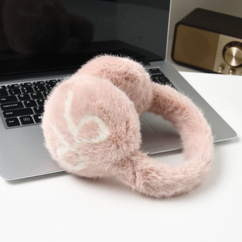 Ωτοασπίδες με φιόγκο από plush (Χειμώνας; Plush; Για ενήλικες; Θερμές; 2024)